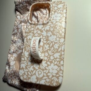 Loopy Case 14 Pro Righty Beige Blossoms